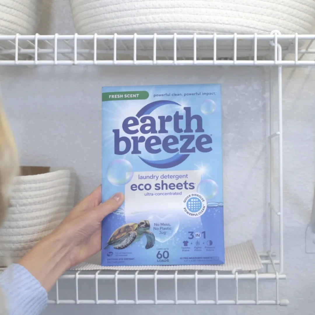 Earth Breeze Fogli di Detersivo per Bucato