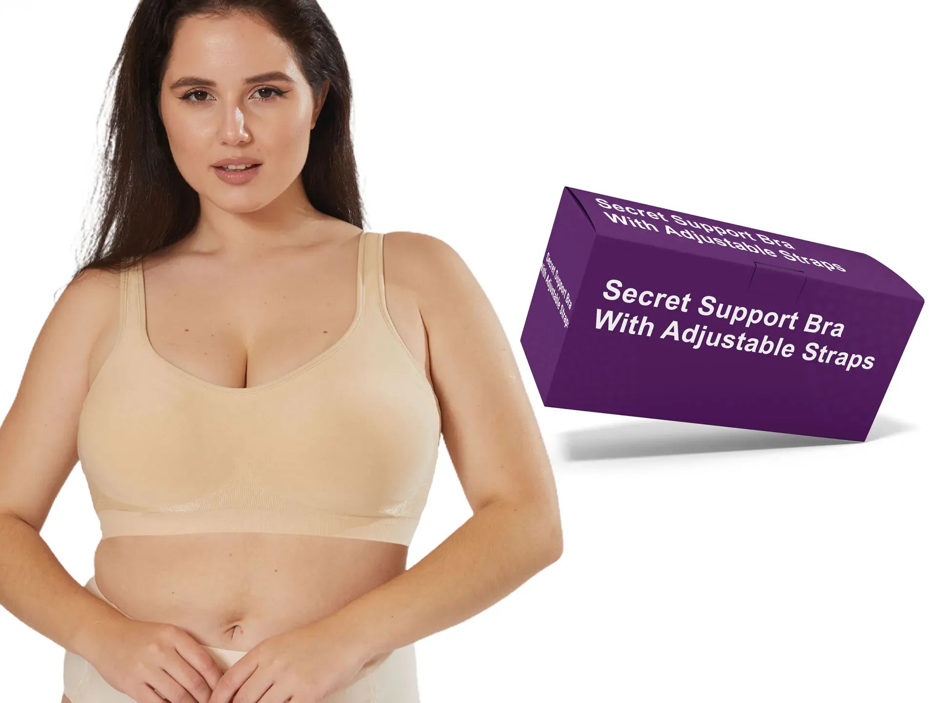 Secret Support Bra With Adjustable Straps