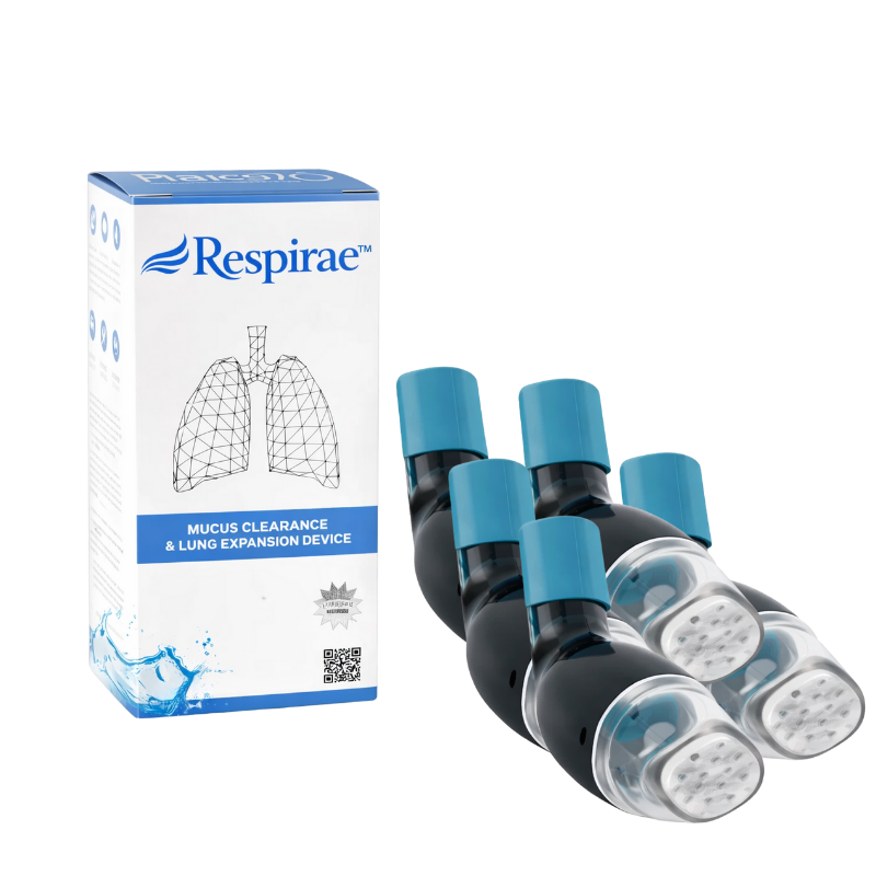 Respirae 5x box and devices