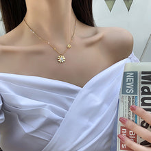 Tournesol Crystal Daisy Pendant — 18K Gold Plated