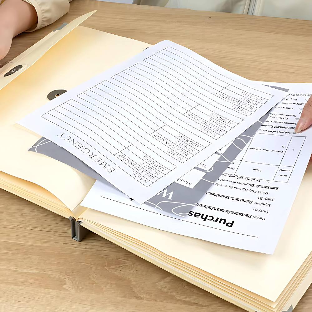 The Life Book Document Organizer - Complete Organization System + 4 FREE Bonuses (PT)