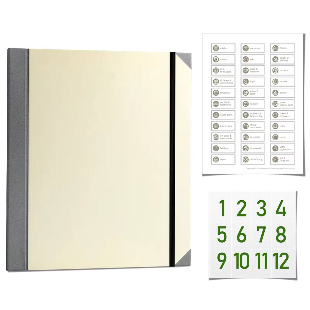The Life Book Document Organizer - Complete Organization System + 4 FREE Bonuses (PT)