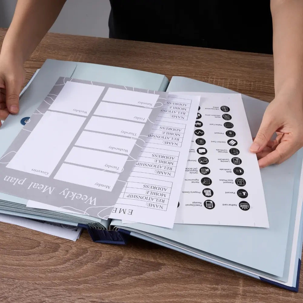 The Life Book Document Organizer - Complete Organization System + 4 FREE Bonuses