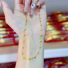 Maeve Diamond-Cut Beaded Choker — 18K Gold Plated