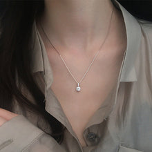 Étoile Solitaire Crystal Pendant — Sterling Silver Box Chain