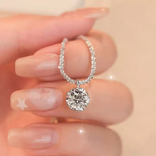 Versailles Tennis Solitaire Necklace — S925 Sterling Silver