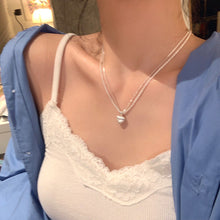 Esmé Whisper-Chain Heart Pendant — Sterling Silver
