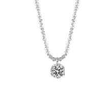 Versailles Tennis Solitaire Necklace — S925 Sterling Silver