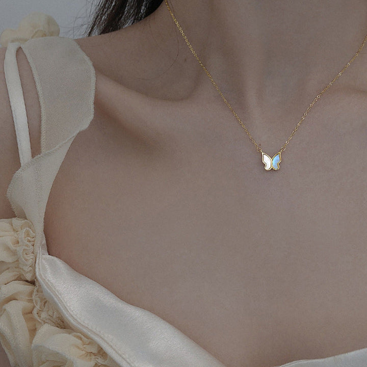 Papillon Mother-of-Pearl Butterfly — 18K Gold Plated