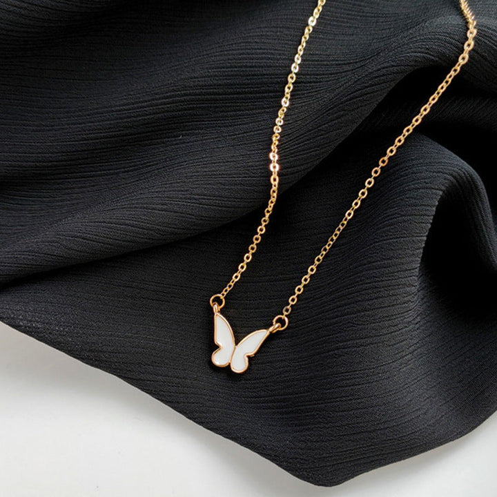 Papillon Mother-of-Pearl Butterfly — 18K Gold Plated