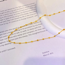 Maeve Diamond-Cut Beaded Choker — 18K Gold Plated