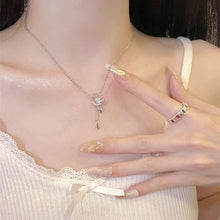 Celestia Crescent Moon & Star Drop — Sterling Silver