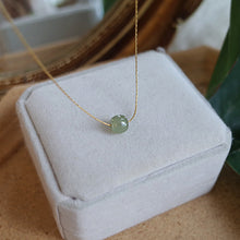 Jadeite Bead Trio Necklace — 18K Gold Plated