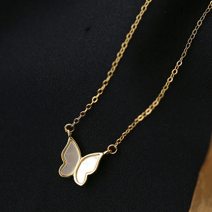 Papillon Mother-of-Pearl Butterfly — 18K Gold Plated