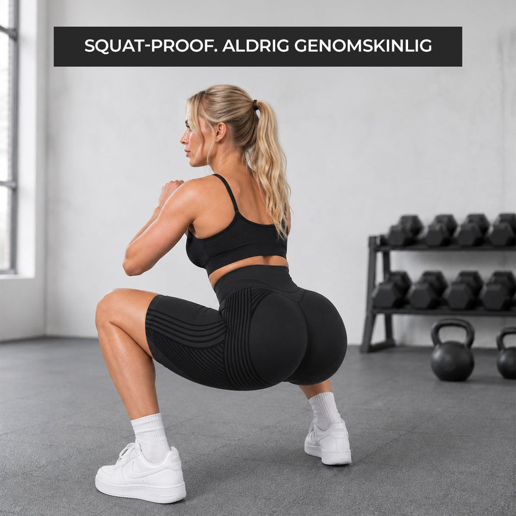 Seamless Anti-Cellulite Leggings — squat