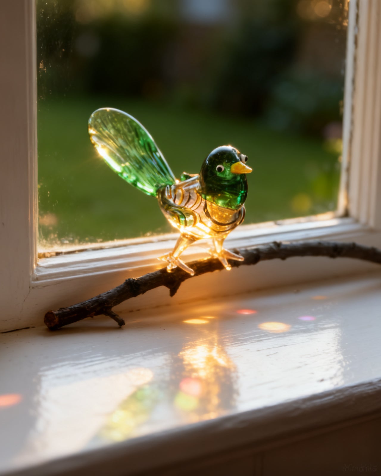 The Glass Finch - Green